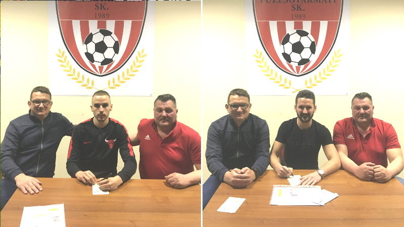 Szász Tamás és Faggyas Milán pénteken aláírt